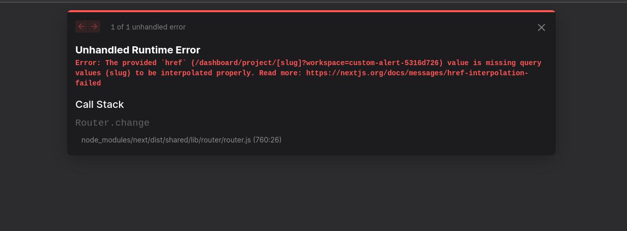 href interpolation error